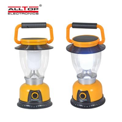 China ALLTOP Outdoor High Quality Solar Charging Usb Charging Portable Outdoor Solar Led Camping Light for sale