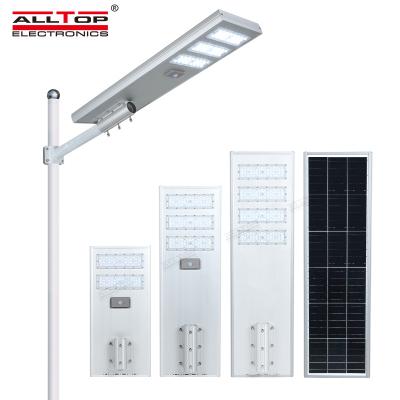 China ROAD ALLTOP High Lumen Integrated Waterproof Ip65 60w 90w 120w Outdoor All In One Solar LED Street Lights for sale