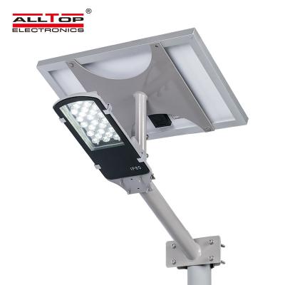 China ALLTOP ROAD energy saving solar panel IP65 outdoor 12watt 24watt led solar street light for sale