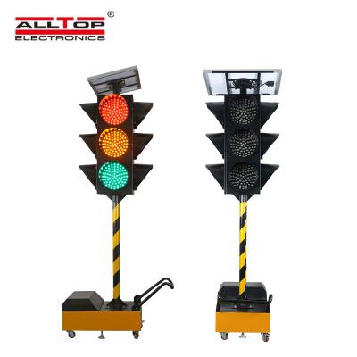 China ALLTOP manufacture hot sale ip65 waterproof outdoor energy saving led solar charging 75w traffic light for sale