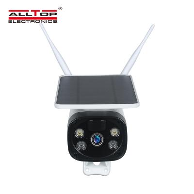 China ALLTOP NIGHT VISION High Quality 1080P IP65 Night Vision Waterproof Solar Powered Outdoor Security Cameras for sale