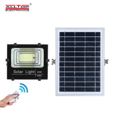 China ALLTOP sports stadiums factory direct sale outdoor waterproof ip65 25w 40w 60w 100w 200w 300w led lamp solar flood light for sale