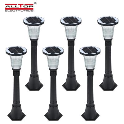 China ALLTOP Residential New Arrival Waterproof Ip65 RGB Yard Outdoor All In One Solar Powered Led Garden Light for sale