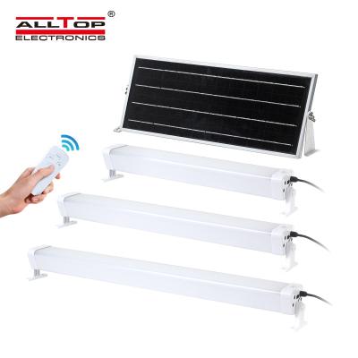 China ALLTOP Wholesale Price 10w 20w 30w LED Tube Residential Aluminum Housing Solar Powered Tri-Proof Light for sale