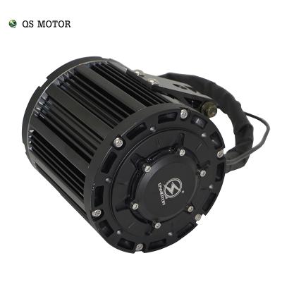 China Electric scooter/e-bike/e-motorcycle QS 90H 138 4000W 90H 7500W air cooled mid drive motor 72V continuous max 100KPH for sale