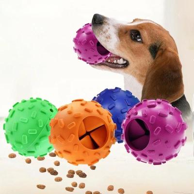 China Viable Toys For Dogs Dog Rubber Ball For Dogs Funny Puppy Dog Toys For Pet Puppies Dogs Tooth Snacks Large Cleaning Ball Toy For Pet Products for sale