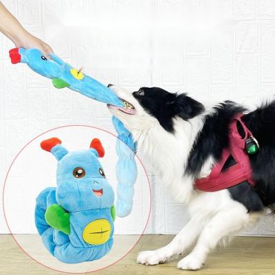 China New Bverionant Viable Cartoon Animal Plush Toy Bite-Resistant Molar Pet Toys Dog Plush Pet Toys for sale