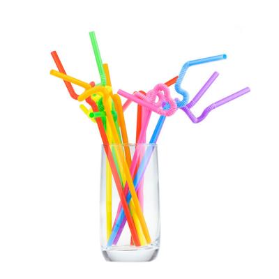 China Traditional Bverionant Amazon Hot Selling Good Working Disposable Plastic Colorful Party PLA Drinking Straws for sale