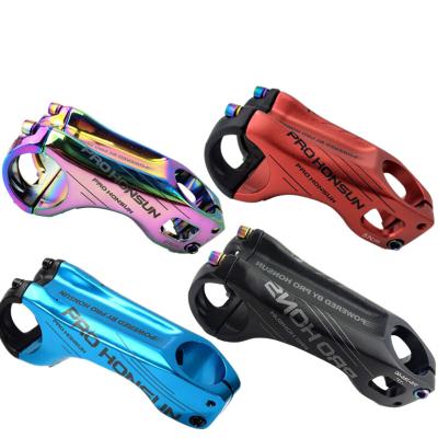 China HONSUN PRO Ultralight Bicycle Stem 31.8*90/70mm Riser MTB Road Bike Handlebar Stem -17 Degree MTB Cycle Stem Parts HONSUN PRO for sale