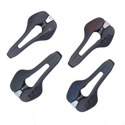 China Hollow Movement RACEWORK Bicycle Saddle MTB Road Bike Saddle Breathable Comfortable Bicycle Parts Cycle Saddle for sale