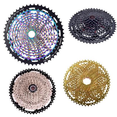 China Cassette SUN 12 Speed ​​MTB Drop Out Silver Gold 11-50T Road Bike Cassette Flywheel Cycling Sprockets Bike Accessories for sale