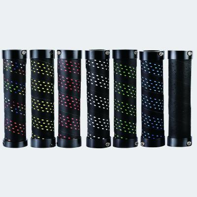 China Mountain Bikes Bicycle Handlebar Grips Cover Mountain Folding Cycle Breathable Bike Grip Grip Anti-Slip Grip Bicycle Parts Bike Accessories for sale