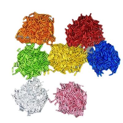 China Aluminum Alloy 20pcs MTB Road Bike Tail Line Aluminum Alloy Color Cable Tail Cap Wire Core Shift Brake Wire Tube End Caps for sale