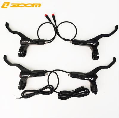 China Customizable aluminum alloy ZOOM scooter electric brake lever ebike bicycle hydraulic power off the brake lever left right sensor control for sale