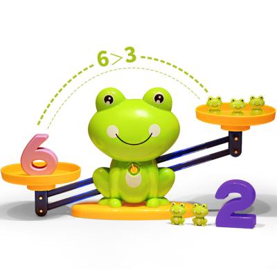 China Puzzle Child Frog Balance Toy Game Early Education Interactive Other Educational Toys Frog Balance for sale