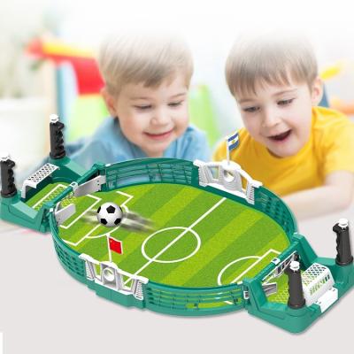 China Puzzle Indoor Soccer Party Toy Table Mini Table Football Stadium Table Soccer Game Toy for sale