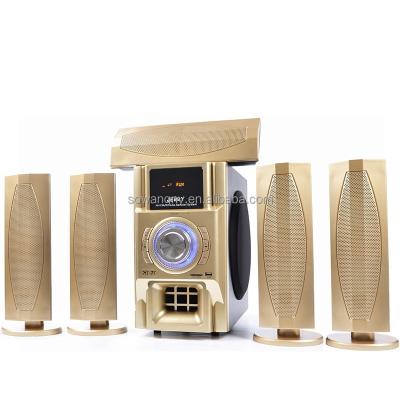 China Mini System Hot Selling Outdoor Mini Sound System Wired Speaker Subwoofer JR-Y5 Gold for sale