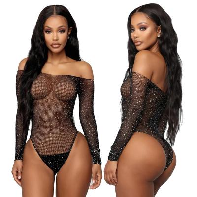 China wholesale female sexy lace teddy black patchwork neck halter 88% polyester thong lingerie for sale