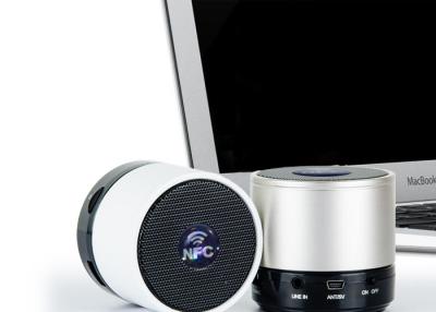 China Round Subwoofer NFC Bluetooth Speakers , Collapsible Sound Bluetooth Speaker A2DP for sale