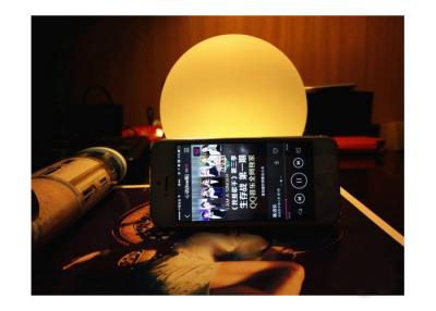 China Indoor Mobile Wireless Bluetooth Mini Speaker , Led Light Bulb Bluetooth Speaker for sale