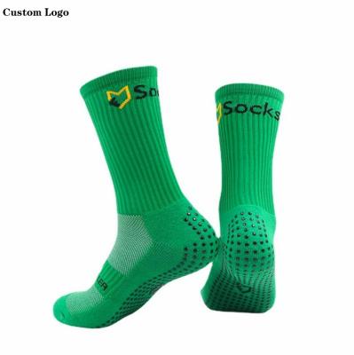 China OEM Breathable Mens Soccer Sport Shaping Anti Slip Grip Football Socks for sale