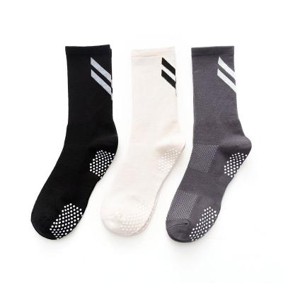 China Wholesale Autumn Men Football Cycling Sport Breathable Grip Knockout Soccer Crew Athletic Socks Cotton Anti Slip for sale