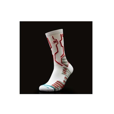 China New Type of Sale QUICK DRY Well Knitted Fancy Sock Logo Basketball Socks Custom Made Sports for sale