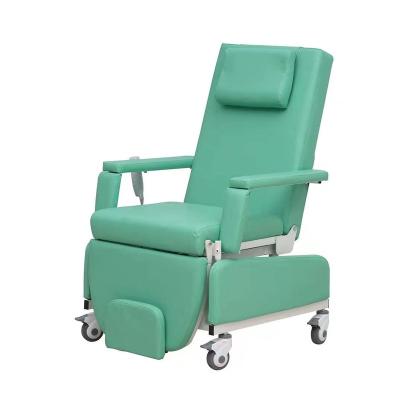 China Modern Factory Electric Dialysis Chair For Patient Two Function Blood Collection Chair Dialysis Chair Donation Drawing Dispenser Couch for sale