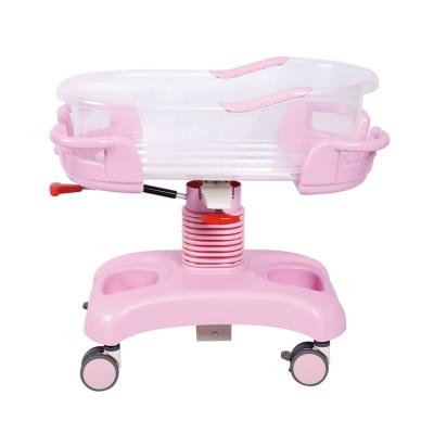 China Cheap price baby hospital trolley ABS infant crib for hospital and homecare for sale