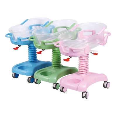 China Adjustable Hospital Baby Trolley for Newborn /baby cribs in hospital/infant bed for sale