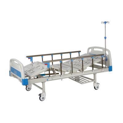 China Wholesale High Quality Metal Manual Medical Equipments Two Cranks Hospital Bed for sale