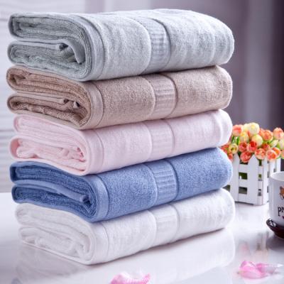 China Factory Wholesale Super Soft 100% Hot Sale Organic Bamboo Bath Towel for sale