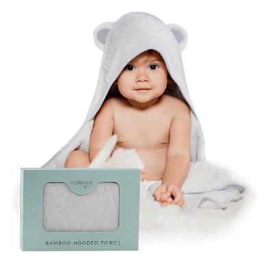 China Best Quality Kid Safe Wholesale Organic Bamboo Baby Hooded Towels for sale