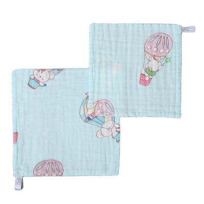 China QUICK DRY High Quality Soft Cotton Baby Towel Gauze Towel Square Face Baby Towels for sale