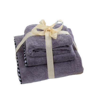 China QUICK DRY Microfiber Towel Cloth Hair Towel and Bath Wrap Hair Towel Gift Set for sale