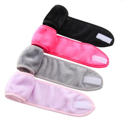 China Sustainable Microfiber Hair Band Wrap Towel Headband Towel For Women Bath for sale