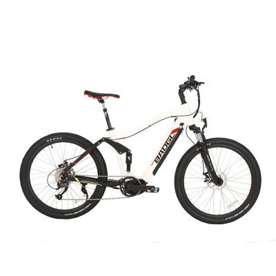 China Aluminum Alloy 36V 48V 250W 350W 500W Motor Mountain City Aluminum Mid E-Bike with Hidden Battery for sale