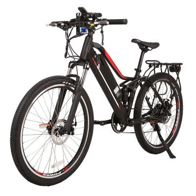 China 2019 New 48V 350W Aluminum Alloy Full Suspension MTB Ebike Electric Bicycle E Cycle Electric Bike for sale