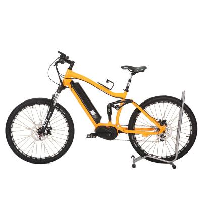 China 2019 New Full Suspension Aluminum Alloy E-mtb Ebike 48v 1000w Electric Bike Incline Mountain Mid Drive for sale