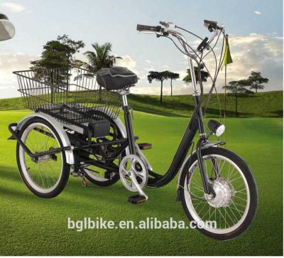 China Aluminum Alloy 20 Inch Three Wheel Electric Bicycle Alloy Mountain Bike for sale