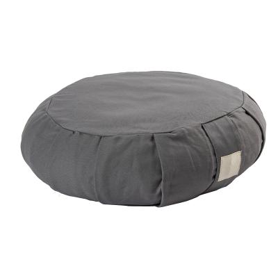 China Sustainable Wholesale Organic Cotton Blanket Cotton Buckwheat Seat Floor Round Meditation Cushion for sale