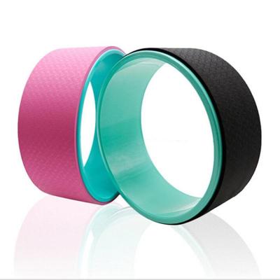 China Eco-friendly Wholesale Fitness Portable Purple Exercise Balance Band Yoga Wheel for sale