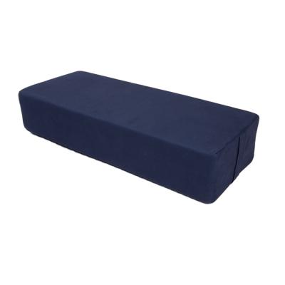 China Wholesale Custom Natural Black Rectangle Cotton Eco Friendly Soft Yoga Bolster for sale