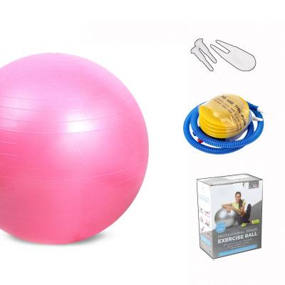 China 4Yoga Fitness 4Yoga Core Anti Slip Core Exercise 95cm Fitness Gym Pink Pilates Eco Friendly Yoga Ball Anti Burst for sale