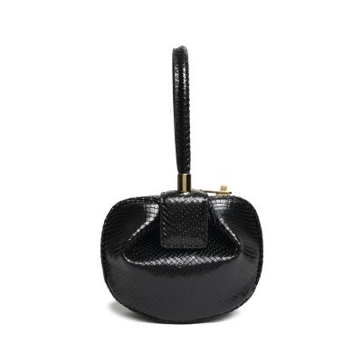 China Fashion Latest Fashion Luxury Women Purse Mini Snakeskin Box Bag for sale