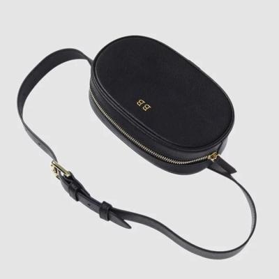 China High Quality Custom Logo Saffiano Leather Waterproof Round Waist Bag Women Water Proof for sale