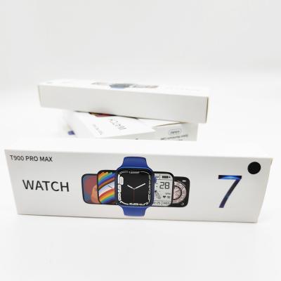 China APP Control 2022 IWO 7 Smart Watch T900 Pro Max Full Touch Fitness Tracker Men IWO7 Smartwatch T900pro Max for sale