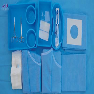 China Clinic Medical Disposable Surgical Drape Pack Use For Knee Arthroscopy / Angiograophy With Towel for sale