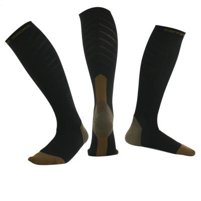 China Anti Bacterial Anti Bacterial Compression Socks Suitable Medical Used Women And Men High Knee Compression Socks for sale