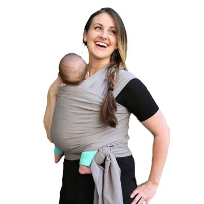 China Convenient Breastfeeding Reduces Baby Crying Sling Carrier by Akso All in 1 Expandable Baby Sling Carrier Infant Hands Free for sale